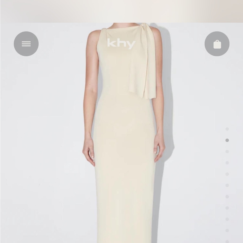 Cream Sleeveless Dress